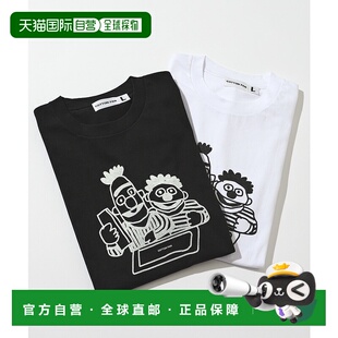 1h可退 日本直邮COTTON PAN 男装 宽松街头风 前幅印花T恤 CP25SS