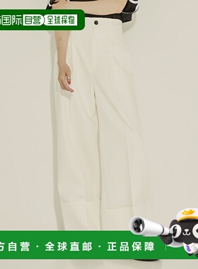 1h可退 日本直邮STUDIOUS 女装 宽松双褶西裤 125541002阔腿裤