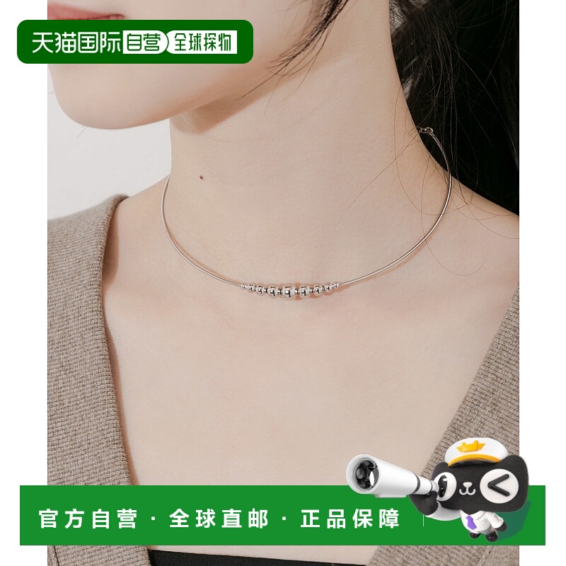 1h可退 日本直邮SMELLY 女士 简约金属球短款项链 设计感锁骨链 S
