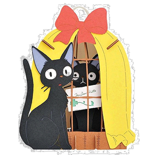 【日本直邮】Ensky拼图魔女宅急便paper theater纸剧场玩具立体