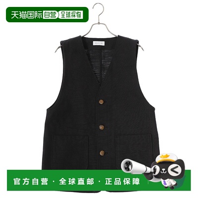 1h可退 日本直邮BALLAST ARK男士棉麻混纺背心马甲 BA09V001