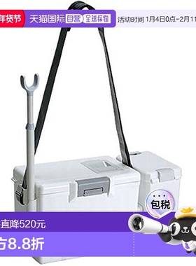 【日本直邮】DAIWA达亿瓦保冷箱SURF SU800X户外白色简约带钓竿支