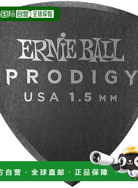【日本直邮】Ernie Ball厄尼鲍尔吉他拨片9332黑大1.5mm6个P09332