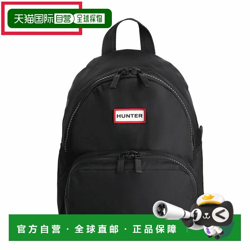 日本直邮Hunter尼龙经典迷你背包黑色（UBB5510KBM-BLK）
