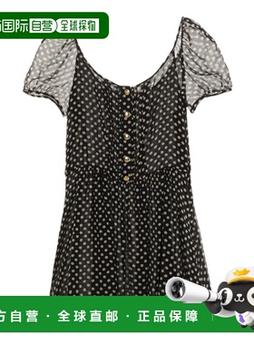 日本直邮Celine 迷你连衣裙 黑色 女士 2r59k 153j 18bv