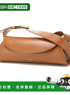 日本直邮JIL SANDER CANNOLO SMALL 单肩/手提包棕色女士j07wd002