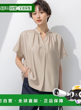 1h可退 日本直邮23区女士接触冷感UV防晒拉链领短袖衬衫 BLWWGM05