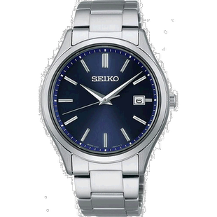 【日本直邮】Seiko精工 手表 太阳能对表系列 男款 银色 SBPX145
