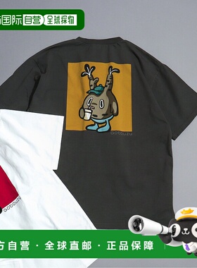 日本直邮BREEZE成人款艺术印花后背印花T恤 J207534