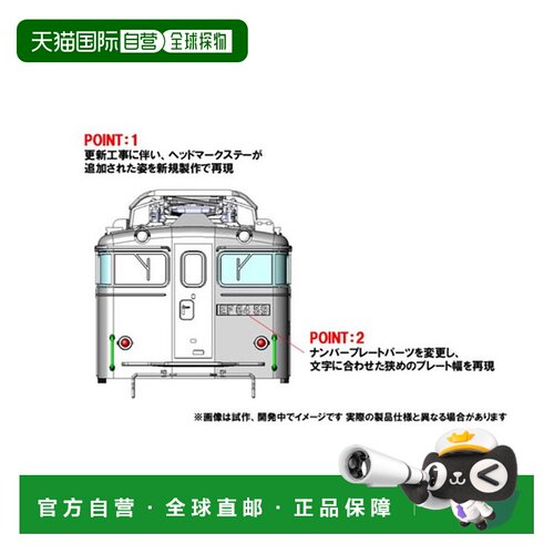 日本直邮TOMIX 7119 JR EF64型电力机车模型（7次形 JR货物更新车