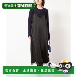 日本直邮NOLLEY 蕾丝拼接缎面背心连衣裙 女装 500 Sophi 1h可退