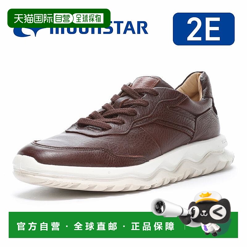 日本直邮Moonstar 运动鞋真皮男女款78C04L 深棕色 [2024 秋冬新]