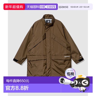 1h可退 日本直邮Karrimor男装EF联名宽松长款尼龙外套 收纳式连帽