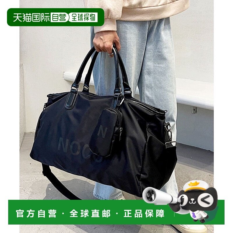 日本直邮florge 带口袋大容量2WAY手柄仿皮波士顿包/旅行包 FL821