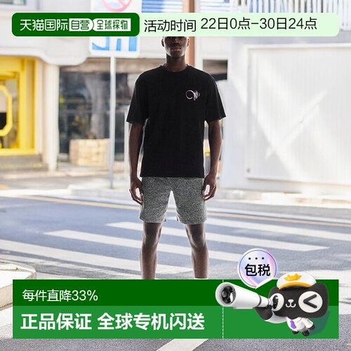 日本直邮On 男士日常T恤 俱乐部图形款昂跑运动跑步