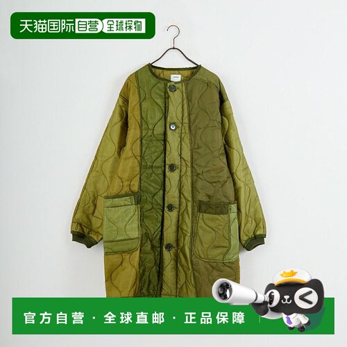 1h可退 日本直邮ODDMENT 男装 长款外套 半解构设计轻量保暖  QUI