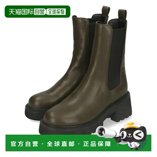 1h可退 日本直邮ORiental TRaffic 女士厚底侧面弹力靴 31419短靴