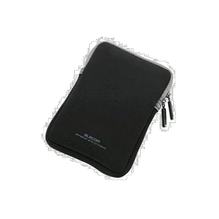 【日本直邮】ELECOM宜丽客HDD移动硬盘保护套 S尺寸 黑色