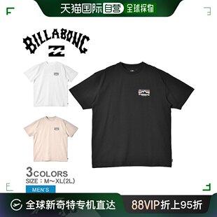 粉色 LENGTH 日本直邮 T恤男式 T恤印花休长袖 BILLABONG BD011220