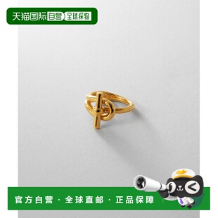 1h可退 日本直邮COCOSHNIK 女士 黄金镀层银饰曼特尔主题戒指 767