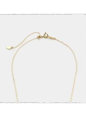 日本直邮日潮 agete 阿卡朵K18钻石项链白色 均码