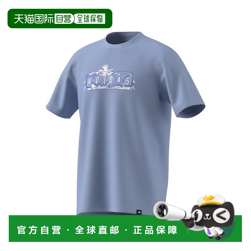 日本直邮adidas M PASTEL 图形T恤