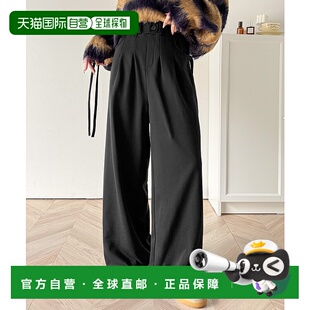 1h可退 Classical Elf 女士侧边蝴蝶结高腰宽松裤 ce1015阔腿裤