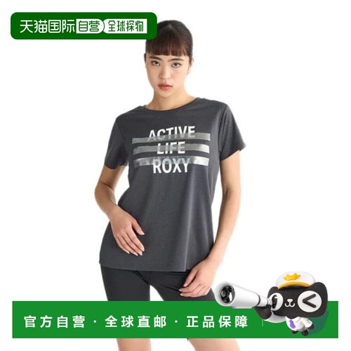 日本直邮ROXY FLASHBACK T恤 [灰色] 25SPRST251538 速干
