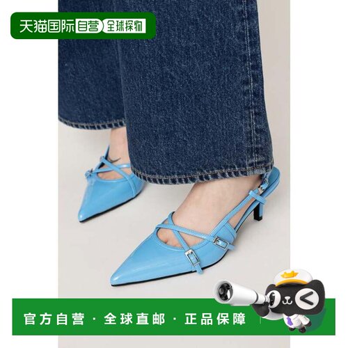 日本直邮SLING BACK 浅口鞋 蓝色 L