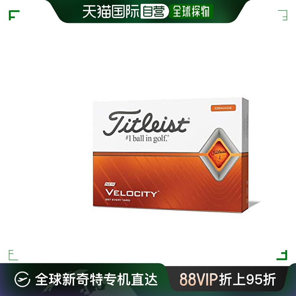 【日本直邮】TITLEIST高尔夫球男女通用 VELOCITY橘推杆