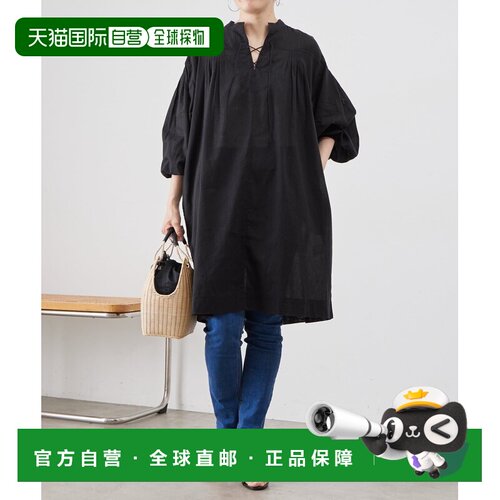日本直邮BEARDSLEY 女装 前系带收腰连衣裙 BEZ1061509A0002