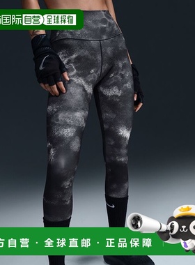 日本直邮 Nike 女士 HR7/8长紧身裤 F ONEDF AOP [FZ7276-010] 紧