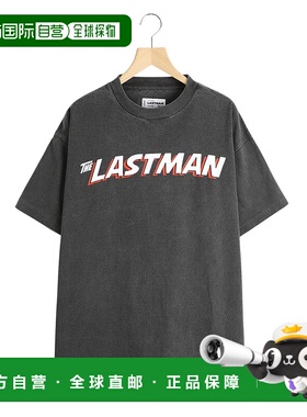 1h可退 日本直邮LASTMAN 男女同款复古漫画印花T恤  251LMCT10