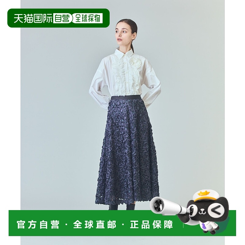 1h可退 日本直邮GRACE CLASS 女士亮片刺绣蕾丝裙 0225121021