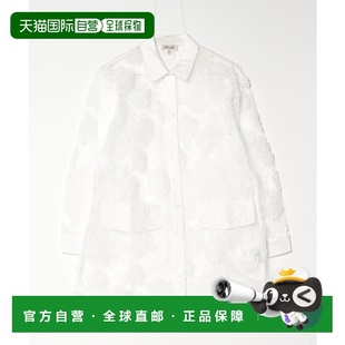 PFERDGARTEN UND 女装 长款 透 1h可退 花卉蕾丝衬衫 日本直邮BAUM