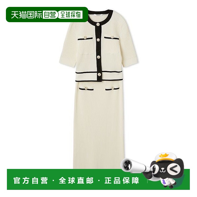 日本直邮SNIDEL 金属纽扣针织套装 SN1728EW044903 针织套装上衣