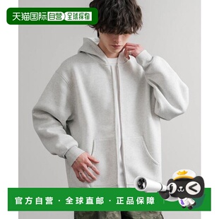 1h可退 日本直邮Rocky Monroe 加厚加绒宽松拉链连帽卫衣