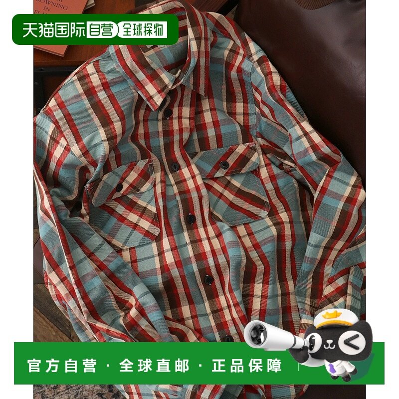 1h可退 日本直邮Toucan Surfing 男女同款 先染重磅法兰绒加绒CPO