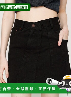 1h可退 日本直邮SLY 女士不对称设计修身牛仔迷你裙 030ISY113611