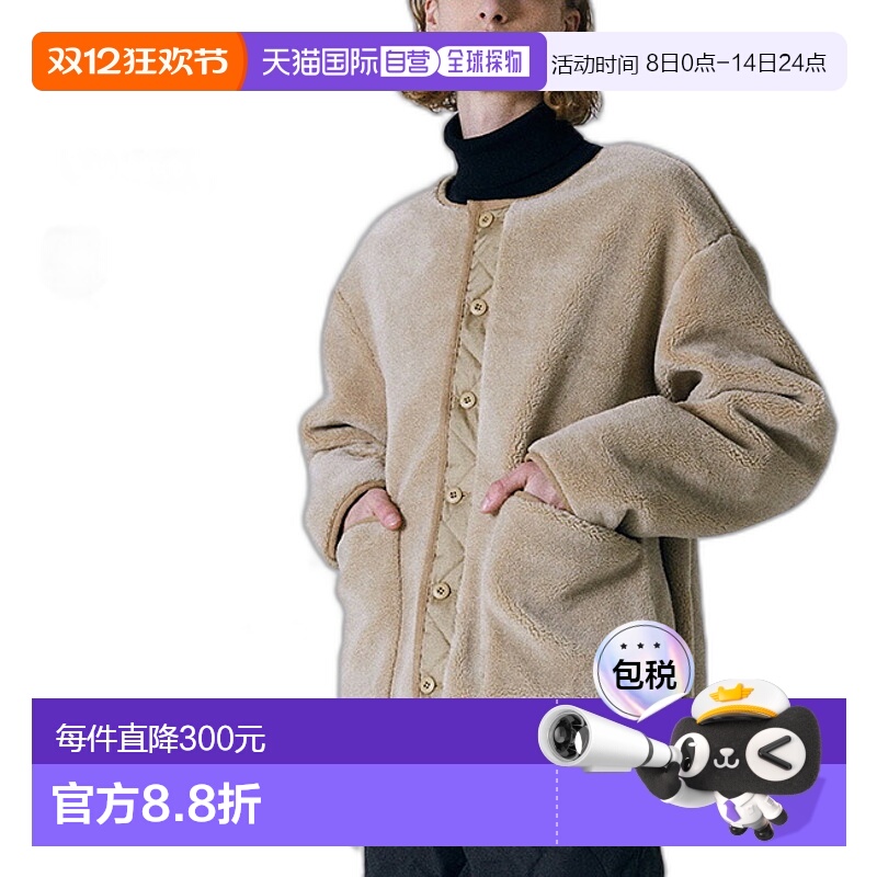 日本直邮TAION 双面圆领羽绒服男女通用TAION-R104BML-1外套羽绒