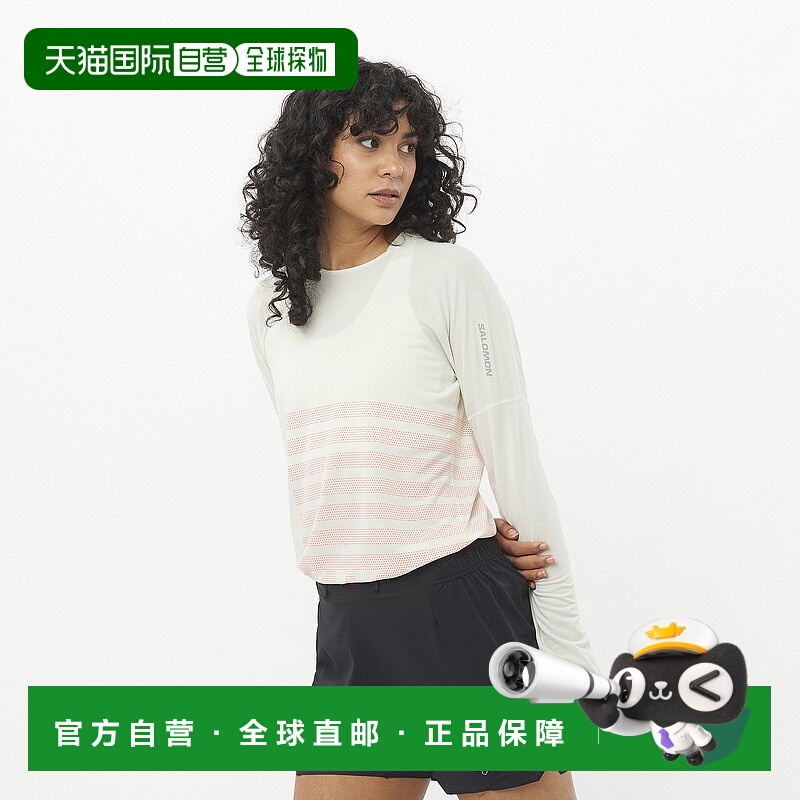 日本直邮SALOMON SENSE AERO GRAPHIC 女性长袖T恤 [sense-aero-g