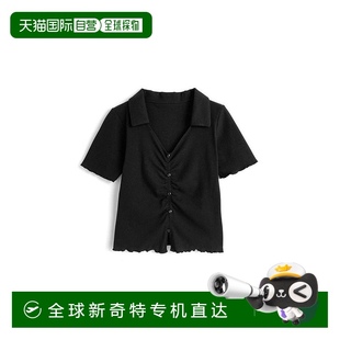 上衣 日本直邮日潮 polo GRL jm028 开领褶皱