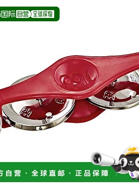 自营｜MEINL Percussion铃鼓手摇铃小鼓红色双铃乐器