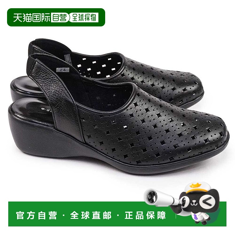 日本直邮Dona Miss 女士凉鞋 8153穿孔后带皮革真皮