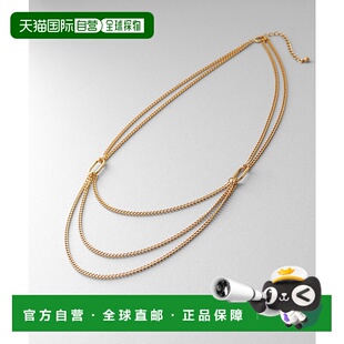 1h可退 日本直邮COCOSHNIK 女士银色大链条项链 76731338999909