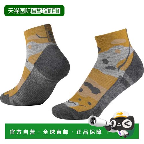 日本直邮BUFF LWQ2 美利奴羊毛轻量四分之一袜 UMBER KHAKI