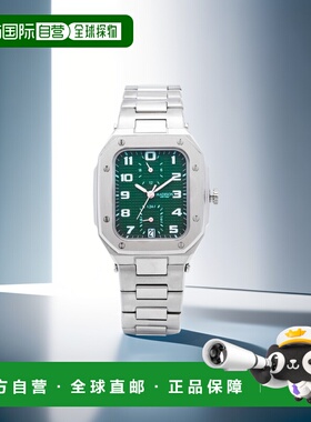 日本直邮MADISON NEW YORK 麦迪逊纽约第五大道双时区男士绿色 MA