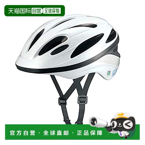 【日本直邮】Ogk Kabuto自行车头盔 SN-12M 白色 M  头围56-58cm