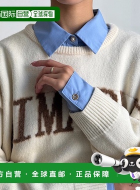 1h可退 日本直邮Chez toi 女装 珠扣设计 宽松衬衫 PGC1052504A00