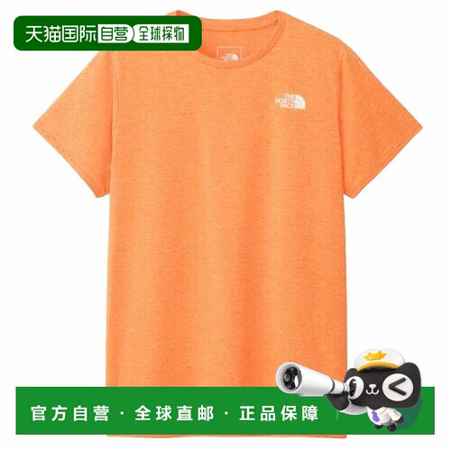 日本直邮The North Face 北面 GTD Melange Crew 女士短袖跑步T恤